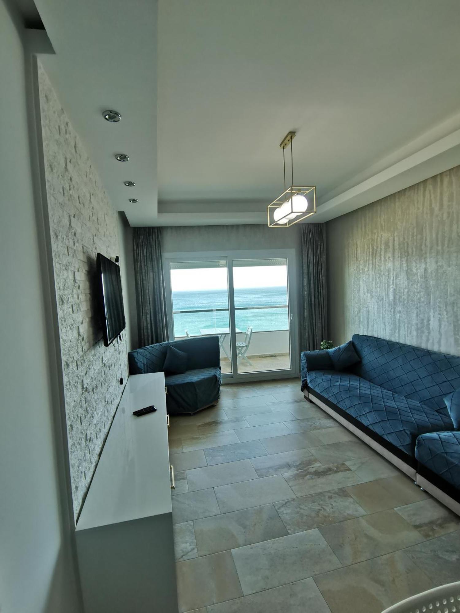 Appartf3 Vue Panoramique Sur Mer Residence Vista Del Mar Fnideq Bagian luar foto