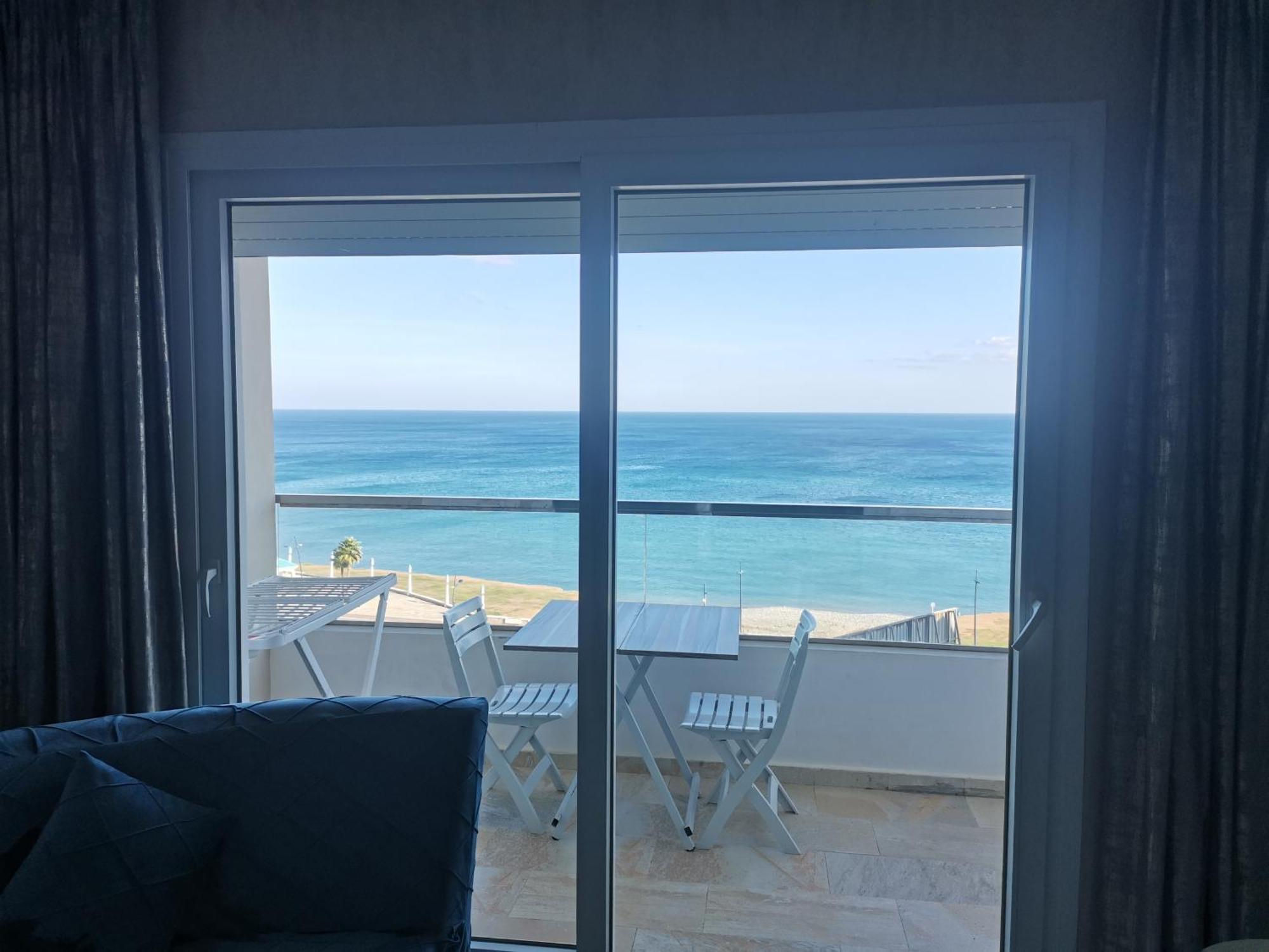 Appartf3 Vue Panoramique Sur Mer Residence Vista Del Mar Fnideq Bagian luar foto
