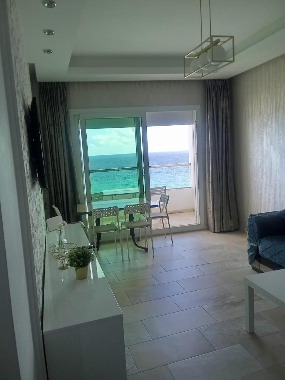 Appartf3 Vue Panoramique Sur Mer Residence Vista Del Mar Fnideq Bagian luar foto